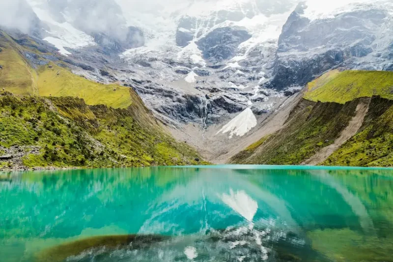 humantay lake in august